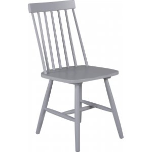 2 st Victoria matstol - Ljusgrå - Trästolar