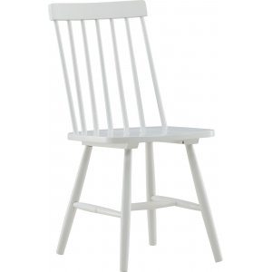2 st Victoria matstol - Vit - Trästolar