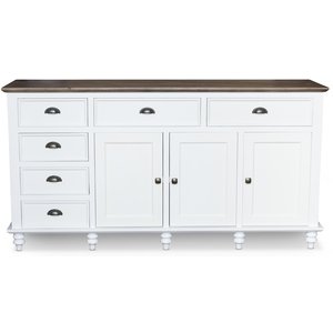 Victoria skänk - Vit/Brunbets - Skänkar & Sideboards -Skänkar & Sideboards - Hyllor & Förvaring