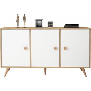 Vilamo skänk 12 - Furu/vit - Skänkar & Sideboards -Skänkar & Sideboards - Hyllor & Förvaring