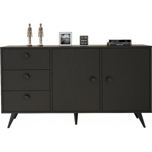 Vilamo skänk 9 - Svart - Skänkar & Sideboards -Skänkar & Sideboards - Hyllor & Förvaring