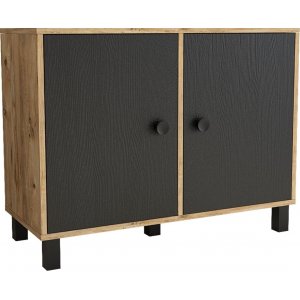 Vilamo skåp 35 - Furu/svart - Skåp -Skåp - Hyllor & Förvaring