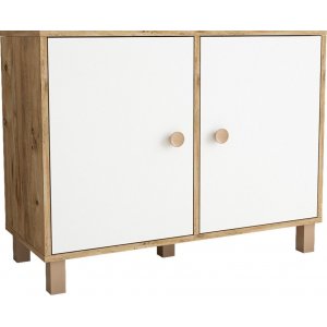 Vilamo skåp 35 - Furu/vit - Skåp -Skåp - Hyllor & Förvaring