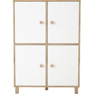 Vilamo skåp 45 - Furu/vit - Skåp -Skåp - Hyllor & Förvaring