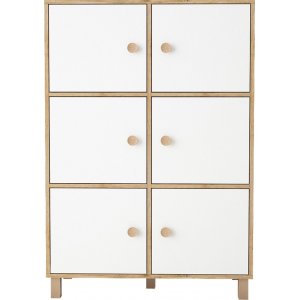 Vilamo skåp 48 - Furu/vit - Skåp -Skåp - Hyllor & Förvaring