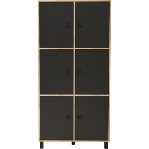 Vilamo skåp 61 - Furu/svart - Skåp -Skåp - Hyllor & Förvaring