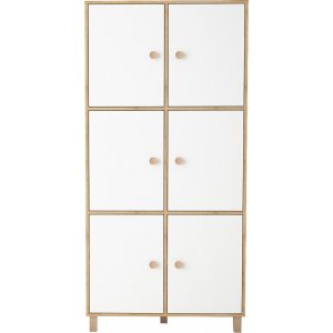 Vilamo skåp 61 - Furu/vit - Skåp -Skåp - Hyllor & Förvaring