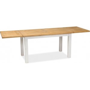 Vimle matbord 140 cm - Furu/vit - Övriga matbord