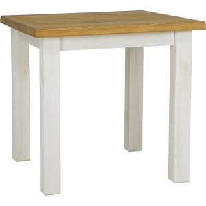 Vimle matbord 80 cm - Brun/vit - Övriga matbord