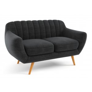 Visby 2-sits soffa - Matt velvet 06 - Beige