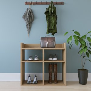 Vista skoskåp - Ek - Skoskåp -Skoskåp - Hallmöbler