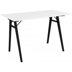 Vojens Skrivbord 120x60 cm - Vit/svart - Övriga kontorsbord & skrivbord