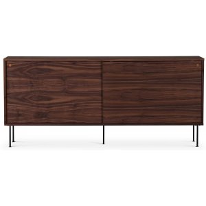 Volume sideboard 178 cm - Valnöt - Svart - Skänkar & Sideboards -Skänkar & Sideboards - Hyllor & Förvaring