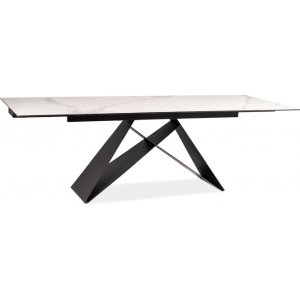 Westin matbord 160-240 cm - Svart/steneffekt - Övriga matbord