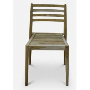 2 st Wortham stol - Vintage teak + Möbelpolish - Utematstolar