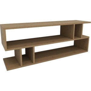 Zigzag mediabänk - Ek - TV-bänkar & mediabänkar -TV-bänkar & mediabänkar - Hyllor & Förvaring