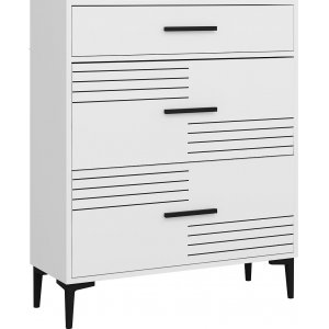 Alberto byrå - Vit - Byråar -Hyllor & Förvaring - Byråar