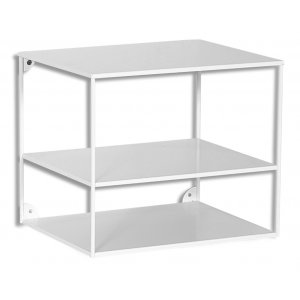 Alex vägghängt sängbord - Vit - Sängbord -Sovrumsmöbler - Sängbord