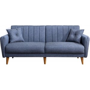 Aqua 3-sits bäddsoffa - Mörkblå - 3-sits soffor