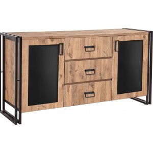 Arcas Tonya skänk - Furu/svart - Skänkar & Sideboards -Skänkar & Sideboards - Hyllor & Förvaring