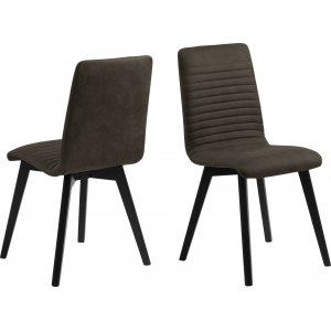 2 st Arosa matstol - Grå - Klädda & stoppade stolar