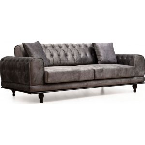 Arredo Capitone 3-sits bäddsoffa - Antracit - 3-sits soffor