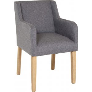 Axel karmstol - Mörkgrå - Karmstolar