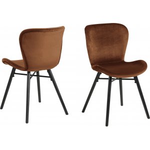 2 st Batilda matstol - Orange - Klädda & stoppade stolar