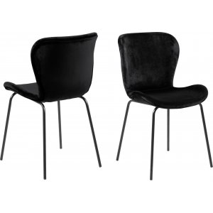 2 st Batilda matstol - Svart - Klädda & stoppade stolar
