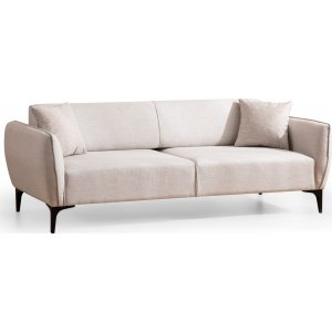 Belissimo 3-sits soffa - Vit - 3-sits soffor