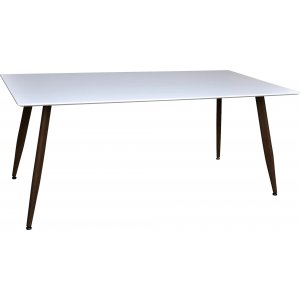 Bridge matbord 180 cm - Vit/svart - Övriga matbord