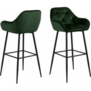 2 st Brooke barstol - Grön - Barstolar