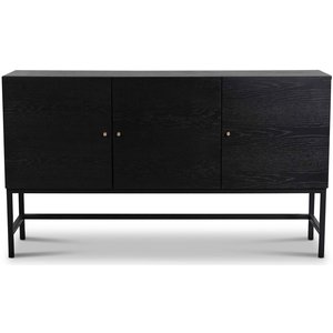 Carl sideboard med 3 dörrar - Svartbetsad ask - Skänkar & Sideboards -Skänkar & Sideboards - Hyllor & Förvaring