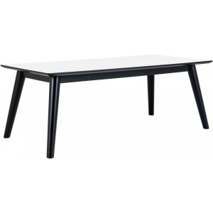 Copenhagen Soffbord 120 x 60 cm - Vit/svart - Soffbord i trä