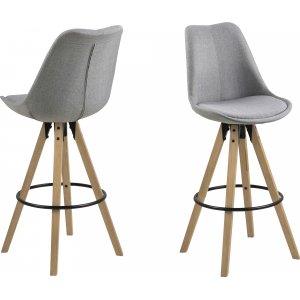 2 st Dima barstol - Ljusgrå - Barstolar