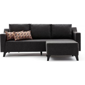 Doga divanbäddsoffa - Antracit - Bäddsoffor