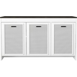 Done skänk - Vit/mörkbrun - Skänkar & Sideboards -Skänkar & Sideboards - Hyllor & Förvaring