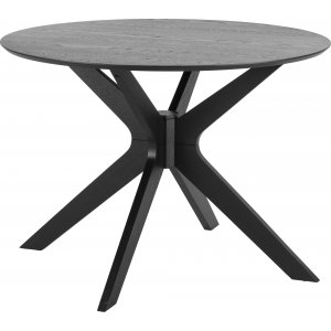 Duncan matbord Ø105 cm - Svart - Ovala & Runda bord
