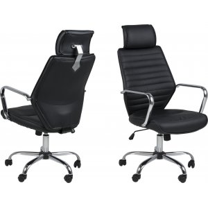 Earth kontorsstol - Svart - Kontorsstolar med armstöd