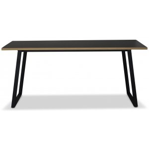 Edge matbord 140x90 - Svart Högtryckslaminat -Restaurangmöbler & hotellmöbler - Restaurangbord