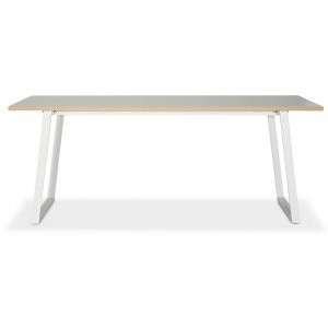 Edge matbord 190x90 - Vit Högtryckslaminat -Restaurangmöbler & hotellmöbler - Restaurangbord