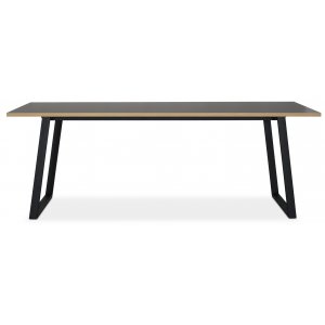 Edge matbord 240x90 cm - Grå Högtryckslaminat -Restaurangmöbler & hotellmöbler - Restaurangbord