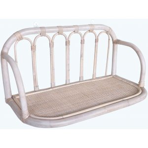 Fammy vägghylla i rotting 60 cm - Whitewash - Vägghyllor -Hyllor & Förvaring - Hyllor