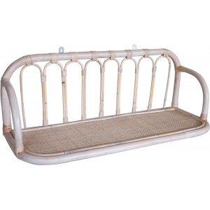 Fammy vägghylla i rotting 80 cm - Whitewash - Vägghyllor -Hyllor & Förvaring - Hyllor