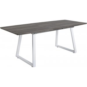 Hallsberg matbord 160-200 cm - Ek/vit - Övriga matbord