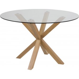 Heaven matbord Ø119 cm - Ek - Ovala & Runda bord