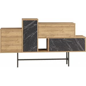 Hermes skänk - Trä/svart marmor - Skänkar & Sideboards -Skänkar & Sideboards - Hyllor & Förvaring