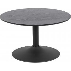 Ibiza soffbord Ø70 cm - Svart - Soffbord i trä