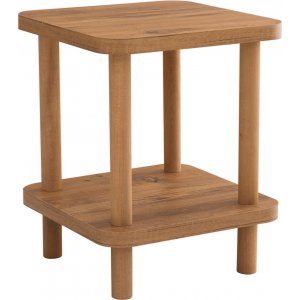 Juno sidobord 35 x 35 cm - Furu - Sidobord & lampbord