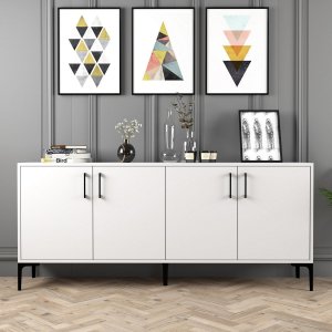 Kiev skänk 180 cm - Vit - Skänkar & Sideboards -Skänkar & Sideboards - Hyllor & Förvaring